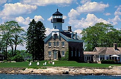 Morgan Point Lighthouse in Connecticut